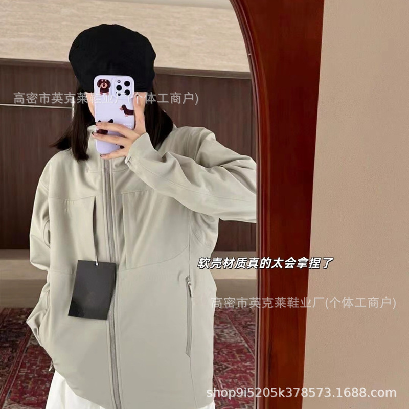 鸟家同款GAMMA伽马系列软壳冲锋衣防风保暖户外连帽抓绒外套男 女|undefined