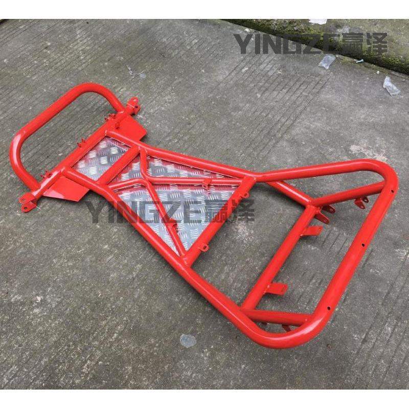 Go-kart four-wheel motorcycle karting accessories, complete set of frame assembly, body, front steering, rear axle, and wheels