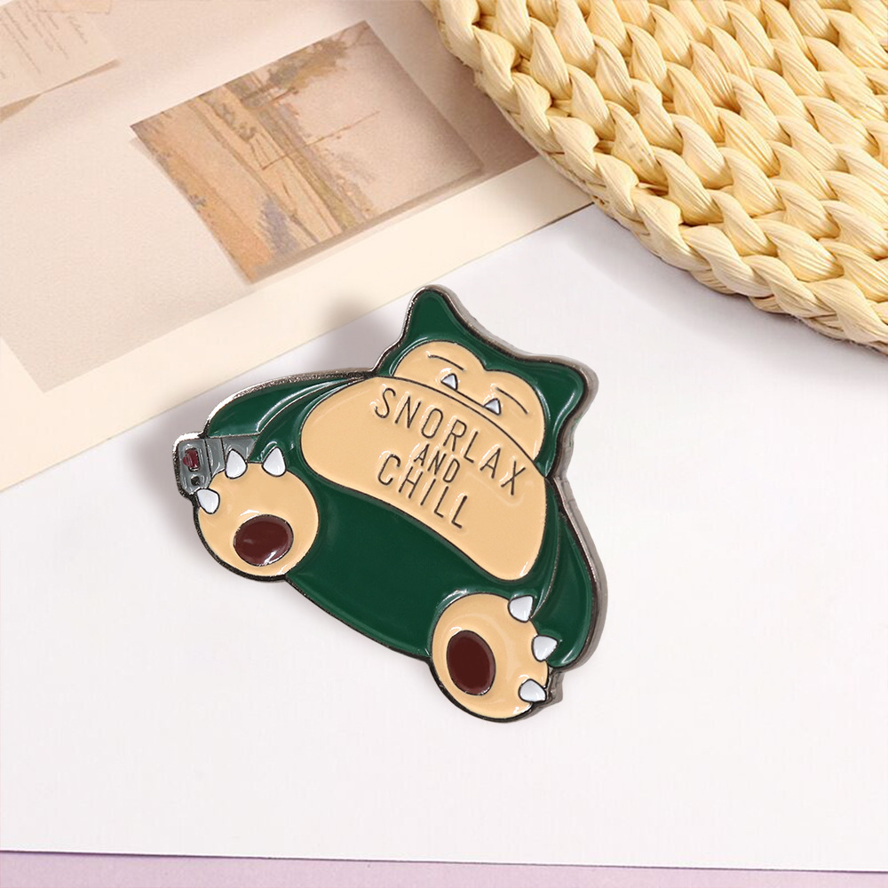 Anime Pokemon Kirby Beast Metal Badge Cute Elf Brooch Backpack Clothing Accessories