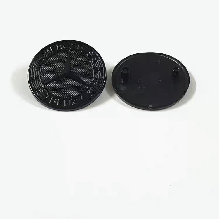 Suitable for Mercedes-Benz Hood Logo, New C-Class, A-Class, Gla, Cls, Cla Hood Emblem, Hood Logo, Black
