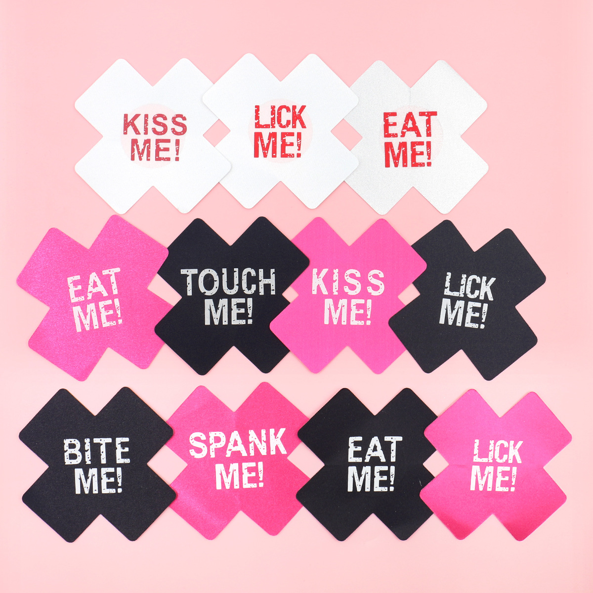 Venta caliente Amazon pegatinas en el pecho transpirable transfronteriza belleza pecho pegatinas desechables impresión Cruz pecho pegatinas luminosas sexy mama