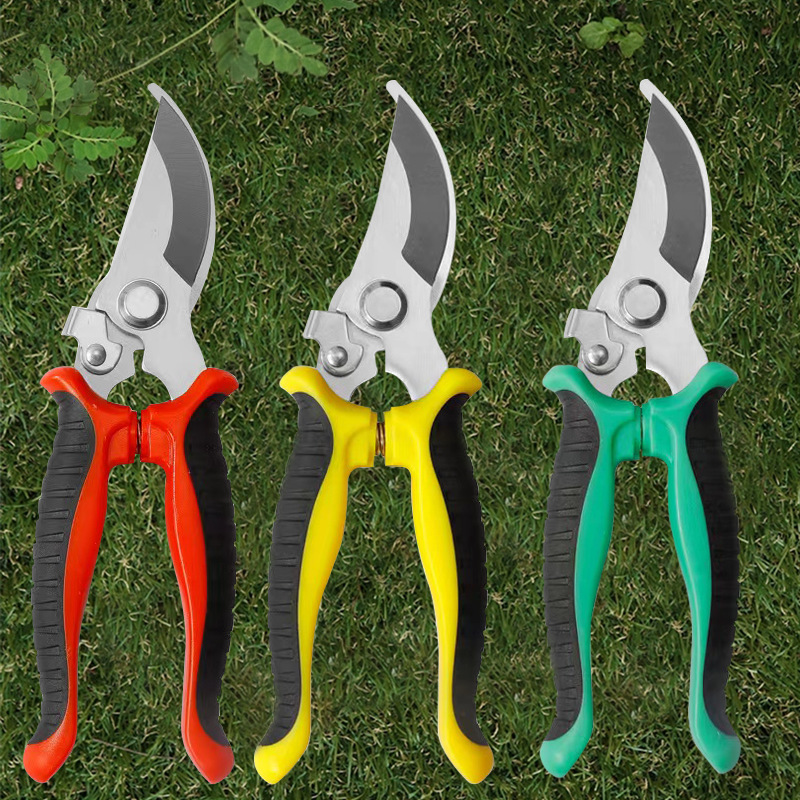 厂家直销现货批发不锈钢粗枝剪多功能修枝摘果盆栽园林剪