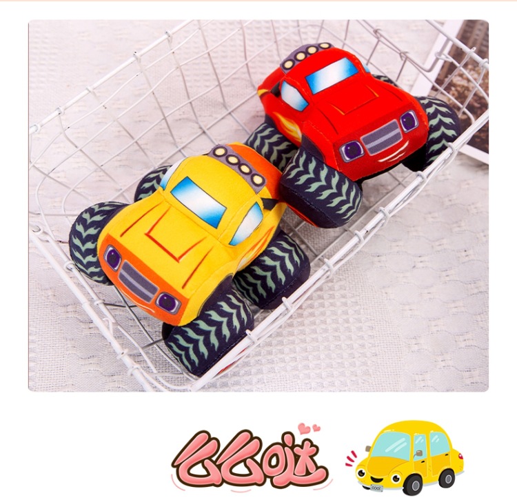Manufacturer Wholesale Off-Road Vehicle Plush Toy Car Pillow Cute Doll Little Boy Birthday Gift Claw Machine Prize