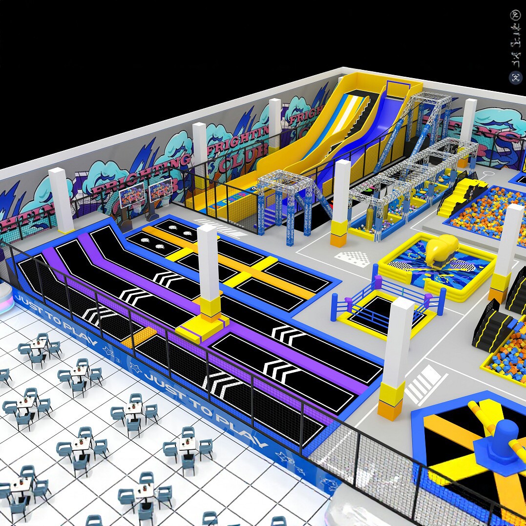 大型户外移动充气滑梯水上乐园设备施儿童蹦床充气淘气堡大人蹦床