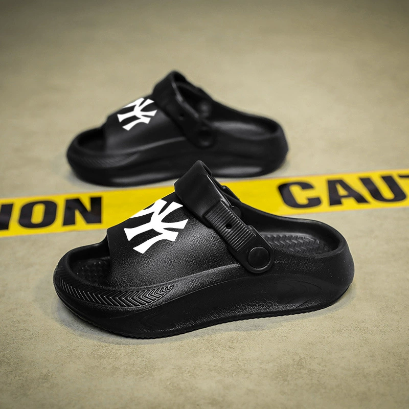 Детские тапочки, летние нескользящие тапочки для мальчиков, средняя и большая детская двухслойная верхняя одежда, семейная пляжная обувь, трансграничная обувь для девочек.