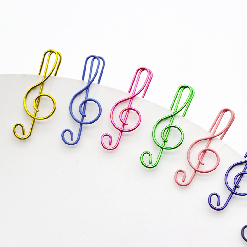 Nuevos productos 21 notas de color clips pet línea de plástico encapsulado de alto tono de música pin con fábrica de embalaje en stock