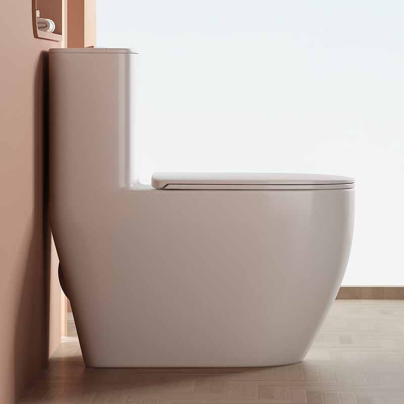 Inodoro ordinario cerámica bombeo de agua super espiral de gran calibre ahorro de agua nuevo tipo de fábrica al por mayor hotel familiar