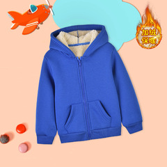 Lambskin Jacket for Boys and Girls, Autumn/Winter 2024 New Arrival, Children's Medium/Large Size, Stylish and Warm, Thick, Trendy, Dropshipping One Piece