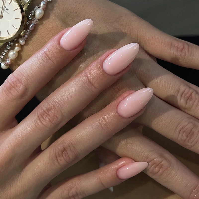 Cross-Border Wearable Almond Nails Solid Color Sweet Patch Manicure Wearable Nails Wholesale Fake Nails Finished Nails Cross-Border Wearable Almond Nails Solid Color Sweet Patch Manicure Wearable Nails Wholesale Fake Nails Finished Nails