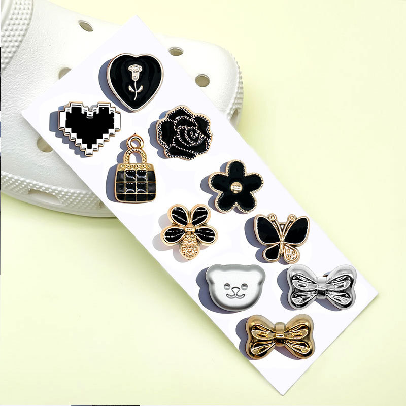 Accesorios de zapatos calientes transfronterizos de alto nivel, botones de zapatos decorativos, botones de zapatos casuales, set de botones de accesorios DIY