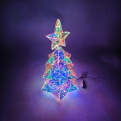 国境を越えた対外貿易幻彩発光クリスマスツリー屋外キャンプ灯クリスマステーマ雰囲気装飾灯庭園装飾品