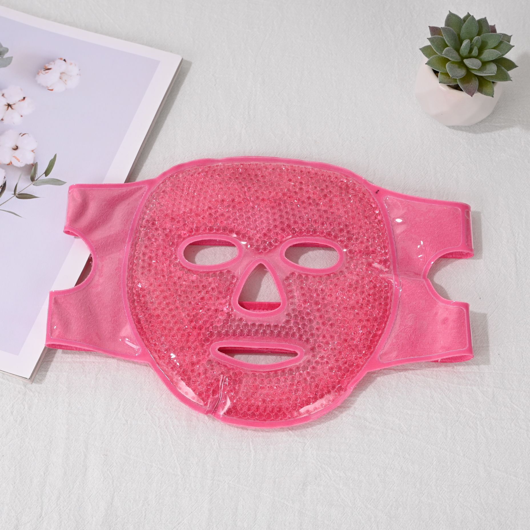 Fabricante de ventas de PVC máscara de hielo máscara de frío y caliente máscara de gel máscara de hielo máscara de confort de visor