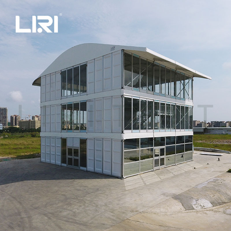 大型铝合金框架三层楼篷房  新颖户外宴会活动展会帐篷 租赁销售