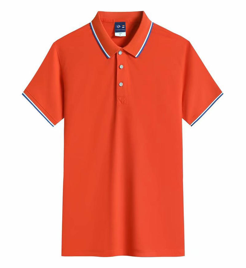 2024 nueva camisa de polo de manga corta de collar de color logotipo personalizado camisa publicitaria al por mayor ropa de trabajo camisa básica uniforme escolar