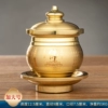 1 extra-large copper-colored heart meridian water supply cup