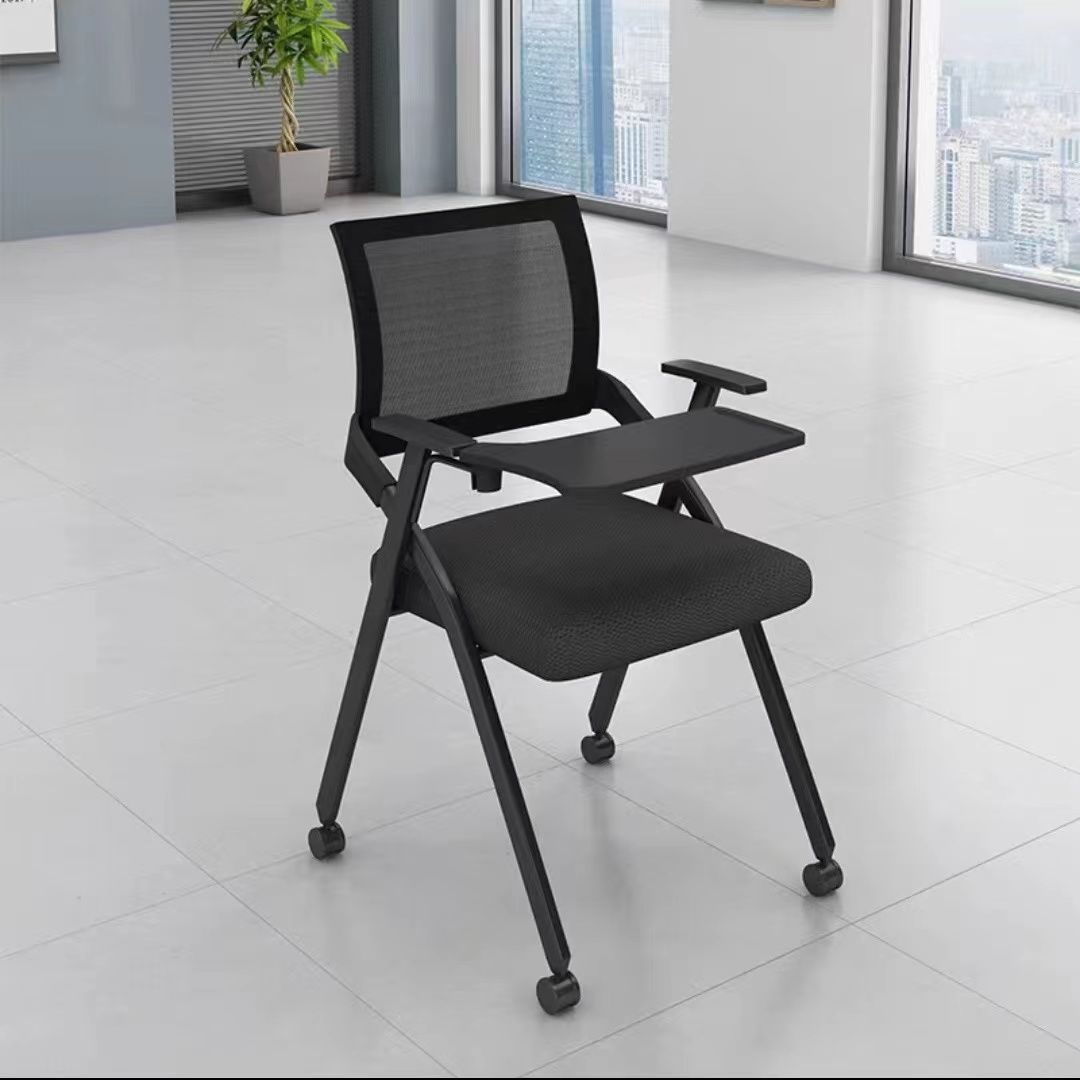 Silla de capacitación directa de fábrica con tablero de mesa, silla de capacitación plegable, silla de oficina, silla de computadora, silla de conferencia plegable image 12