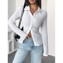 N 73636 Slim fitted women's long sleeve shirt ������Ƹг���