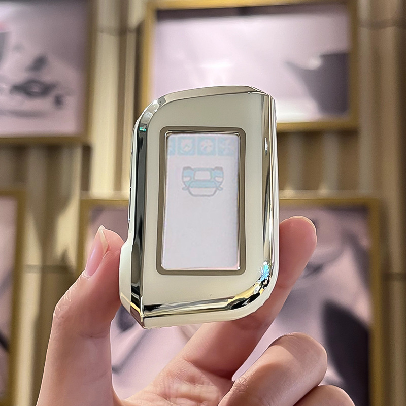 러시아 starline a93 원격 양방향 경보 TPU 자동차 키 케이스 원격 제어 보호 커버