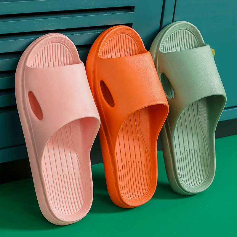 Женские летние тапочки-шлепанцы, Нескользящие домашние Нескользящие Тапочки для ванной, парные домашние мужские летние верхние сандалии