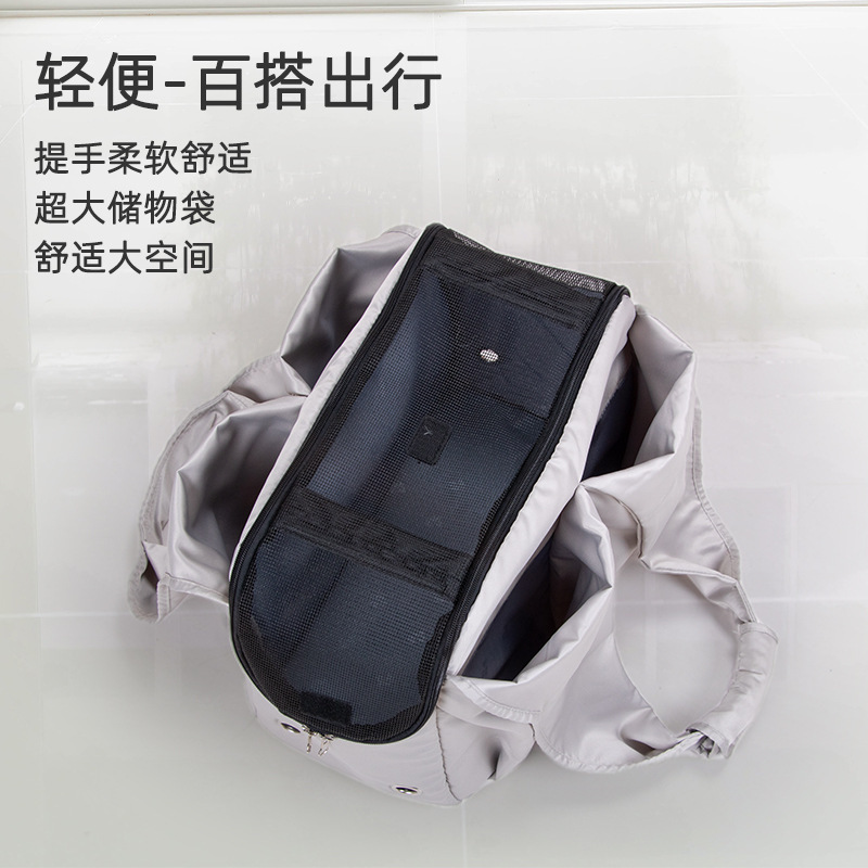 DODOPET 犬用ショルダーバッグ ポータブル猫バッグ ソフトドッグバッグ 大容量 通気性 猫用外出バッグ 犬用|undefined