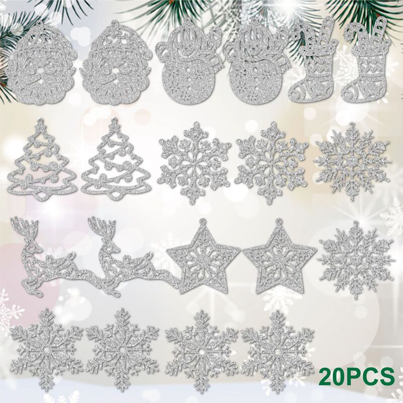 Christmas Hanging Ornaments Snowflake Pieces Golden Onion Paper White Snowflake String Christmas Tree Decoration Ceiling Decoration Pendant Crafts Christmas Hanging Ornaments Snowflake Pieces Golden Onion Paper White Snowflake String Christmas Tree Decoration Ceiling Decoration Pendant Crafts