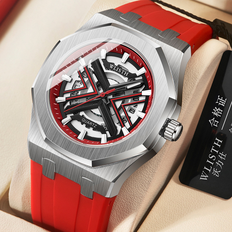 Volis Foreign Trade Explosions Large Dial Sports Watch Quartz Watch Luminous Waterproof Men's Watch Casual Fashion Men's Watch