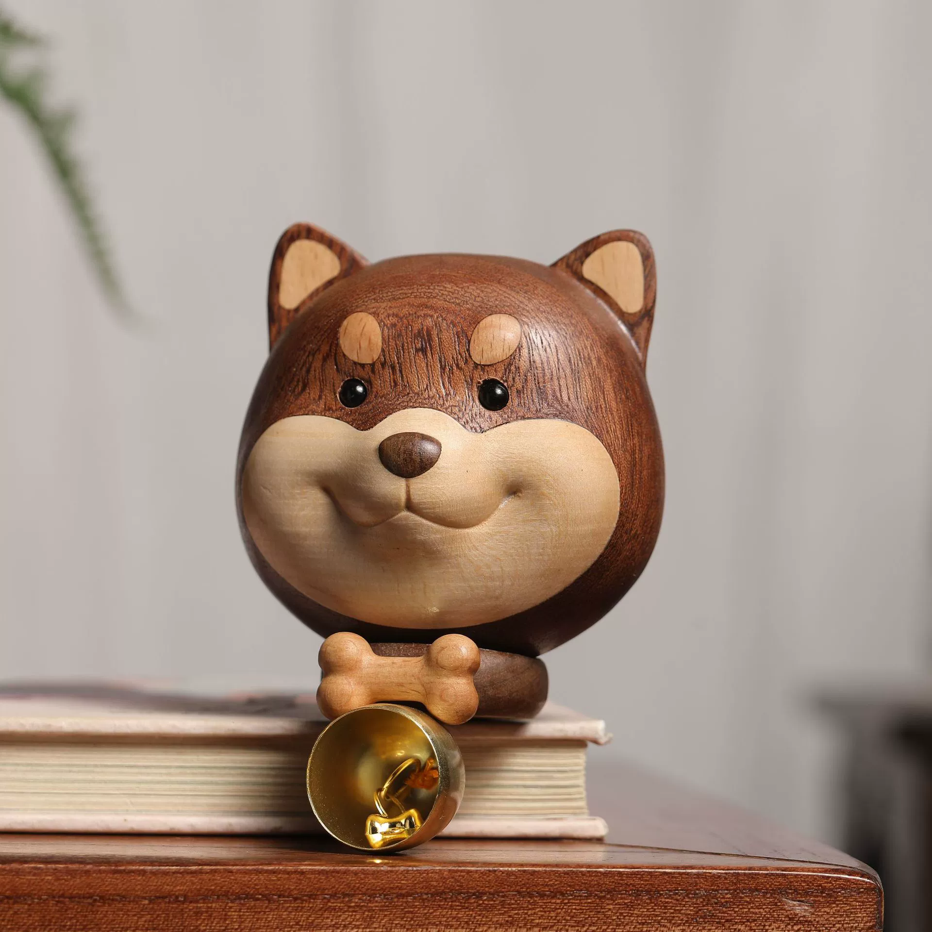 Популярная Ebony Shiba Inu Wind Chime подвеска милый исцеление магнитное домашнее хозяйство входа декор творческая фабрика прямая продажа