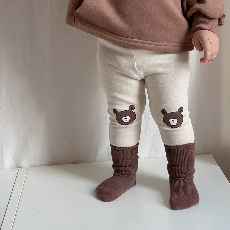 Sudadera con capucha de otoño para niños, estilo coreano, ropa infantil, ropa de otoño para bebés, tops de oso para niños y niñas, chaquetas para bebés y niños pequeños