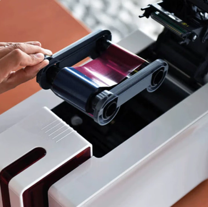 Evolis Primacy печать карт одинарная и двойная сторона карта справка здоровья водительское удостоверение студенческий пропуск