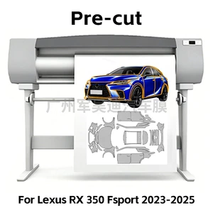 Suitable for RX 350 F sport 2023-2025 pre-cut TPU matte transparent self-healing car film PPF