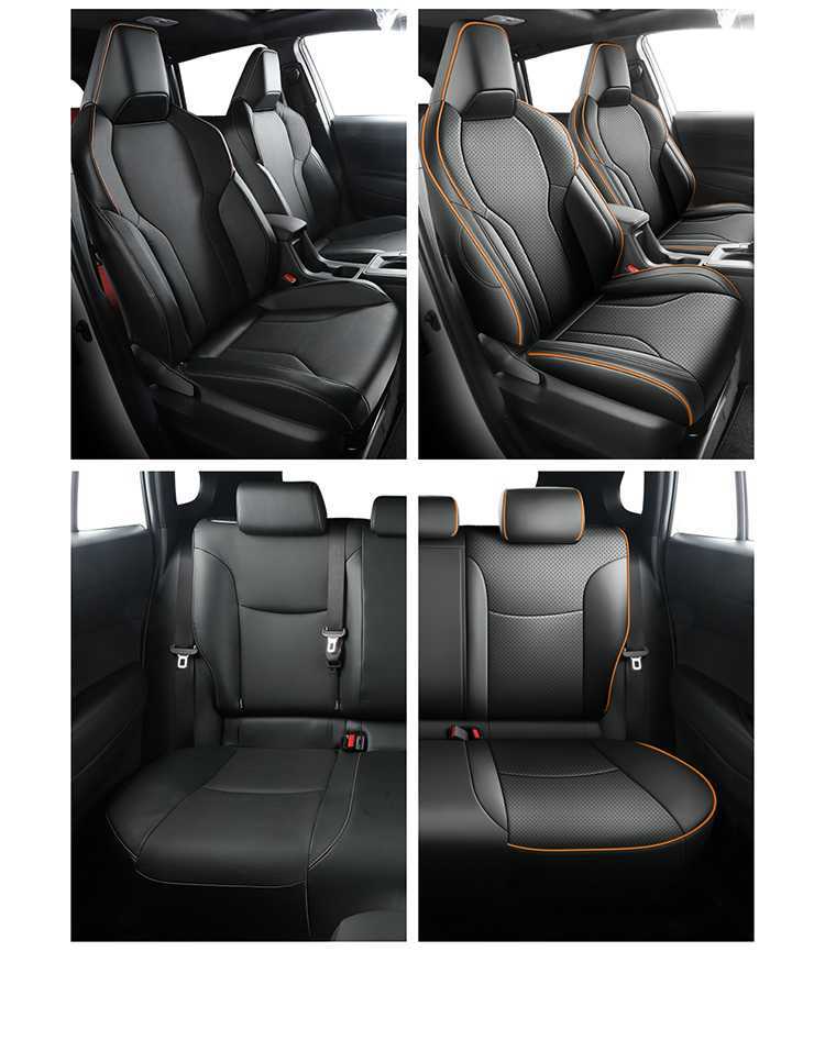 2026 New Model Toyota Corolla Ruifang Seat Covers, All-Season Universal Leather Seat Covers, Full Coverage Car Seat Cushions
