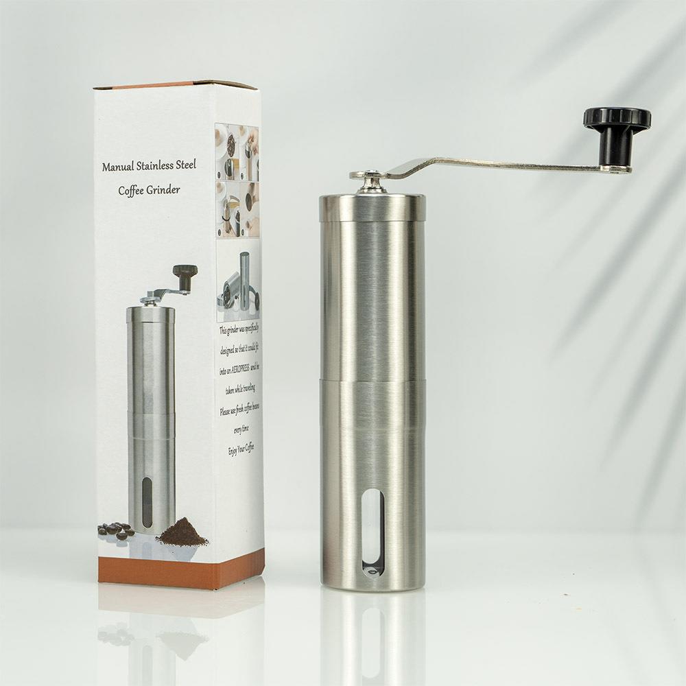 ♔ Directly Supplied from the Source Factory to Amazon, Stainless Steel Manual Coffee Grinder in Stock