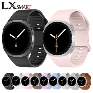 适用三星watch8硅胶手表带galaxy watch 8日字扣手环单色