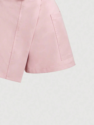 European and American Pink No-Belt Short Shorts for Spring and Summer Outings, Home, Fashion, Nostalgic Women's Shorts