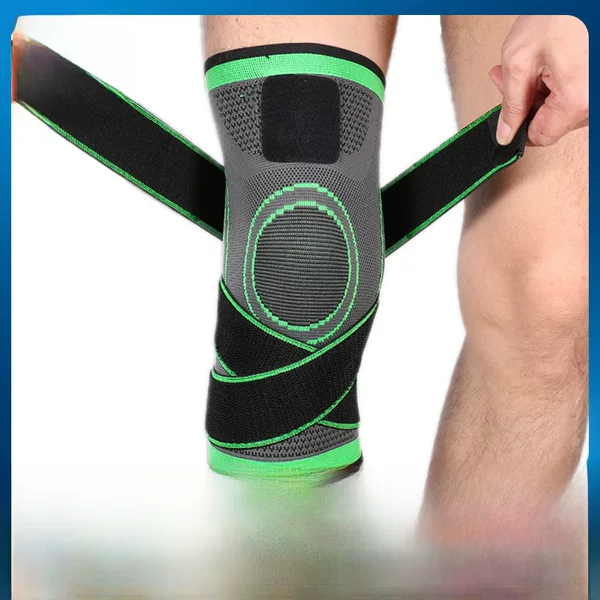 Factory direct Sports knitted basketball knee pads leg pads outdoor riding elastic breathable straps non-slip cross-border wholesale