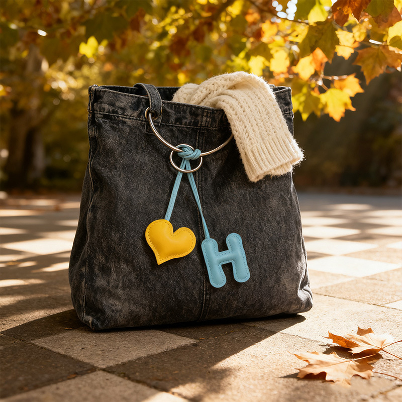 Hot-Selling Leather Heart + Letter H Mixed Keychain Bag Pendant Decoration Heart Letter Pendant for Bags Hot-Selling Leather Heart + Letter H Mixed Keychain Bag Pendant Decoration Heart Letter Pendant for Bags