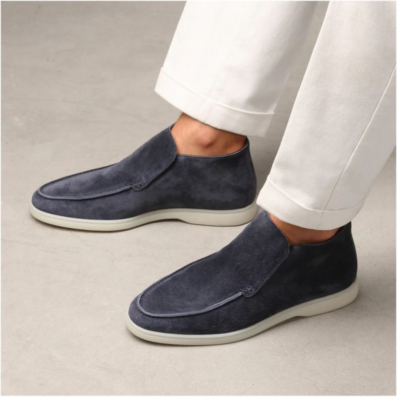 New European and American Style Men's Flat Shoes - Large Size Men's Casual Shoes