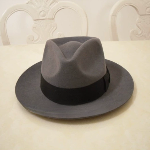 Новый рекламный чистый шерстяной мужской женский цилиндр шляпа шоу шляпа на пляже джентльмен шляпа повседневная шляпа большой карниз затенение шляпа