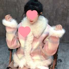 法式小香风超仙甜美毛呢外套女秋冬新款夹棉加厚保暖上衣