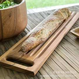 木质寿司水果盘西餐烘焙披萨板面包点心牛排托盘木质砧板展示盘