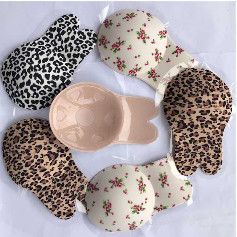 Large Size 4XL Cross-Border Rabbit Ear Anti-Bump Breast Lift Patch Silicone Breast Lift Patch Anti-Exposure Invisible Bra Wholesale