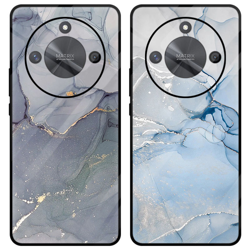 Applicable au téléphone X9B X7B, lentille en verre trempé avec image Honor, étui rigide, dessin animé_voghion.com