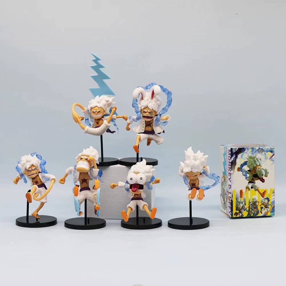 Сделанная вручную миниатюра One Piece SD Ника - пятиступенчатая сетевая красная плод awakening модель украшение статуэтка коробка оптовая