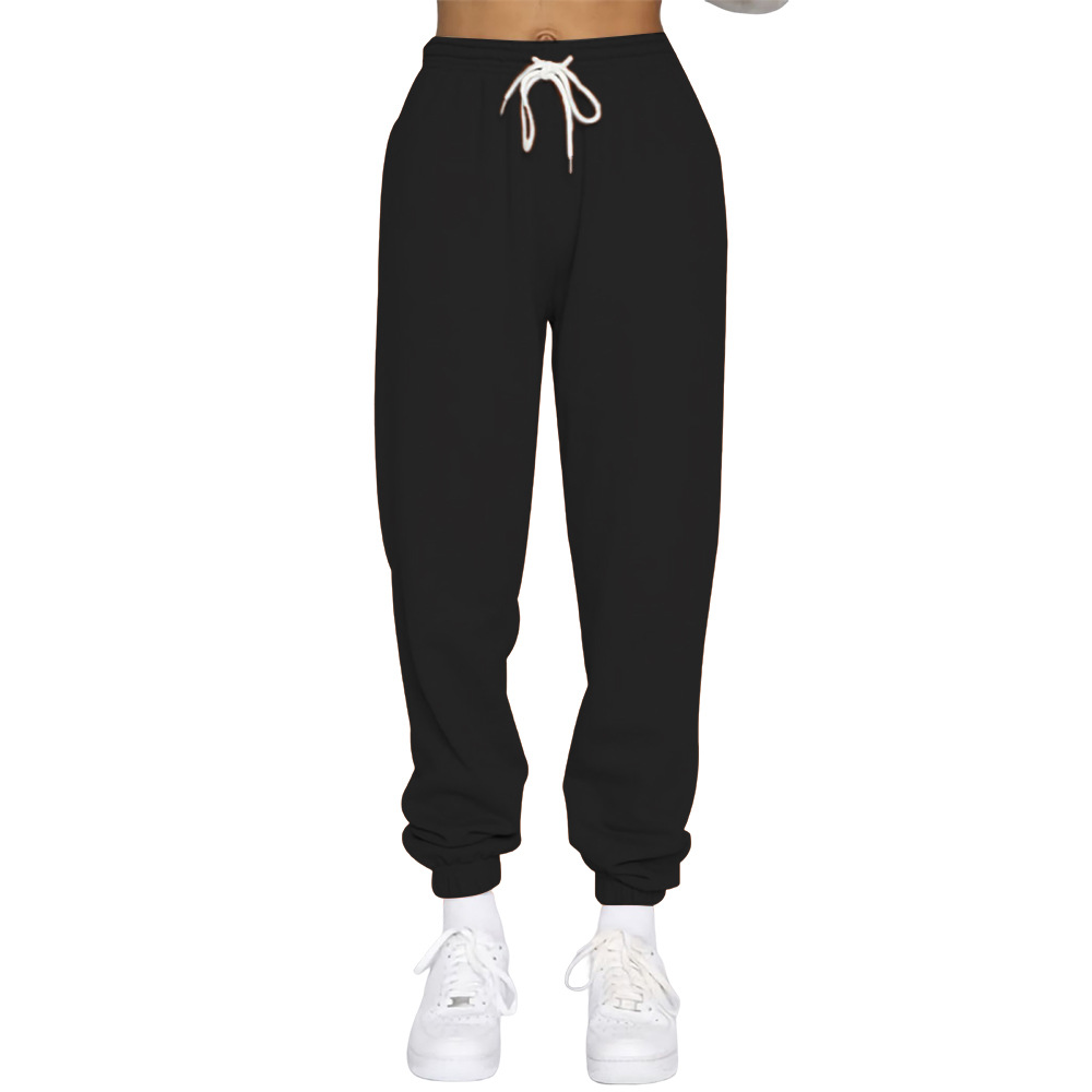 Women's Fashion Solid Color Cotton Polyester Zipper Patchwork Pants Sets display picture 11