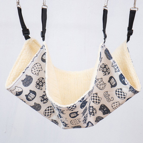 My Cat Hammock, Spring and Summer Adjustable, Summer Cooling Cat Cage Hammock, Cat Bed Pet Supplies, Cat Hammock