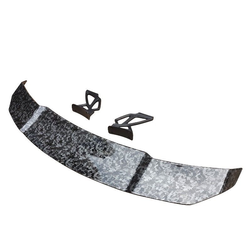 General car non-perforated rear wing modification parts two three-compartment high rear wing fixed wind wing GT racing wing trunk decoration