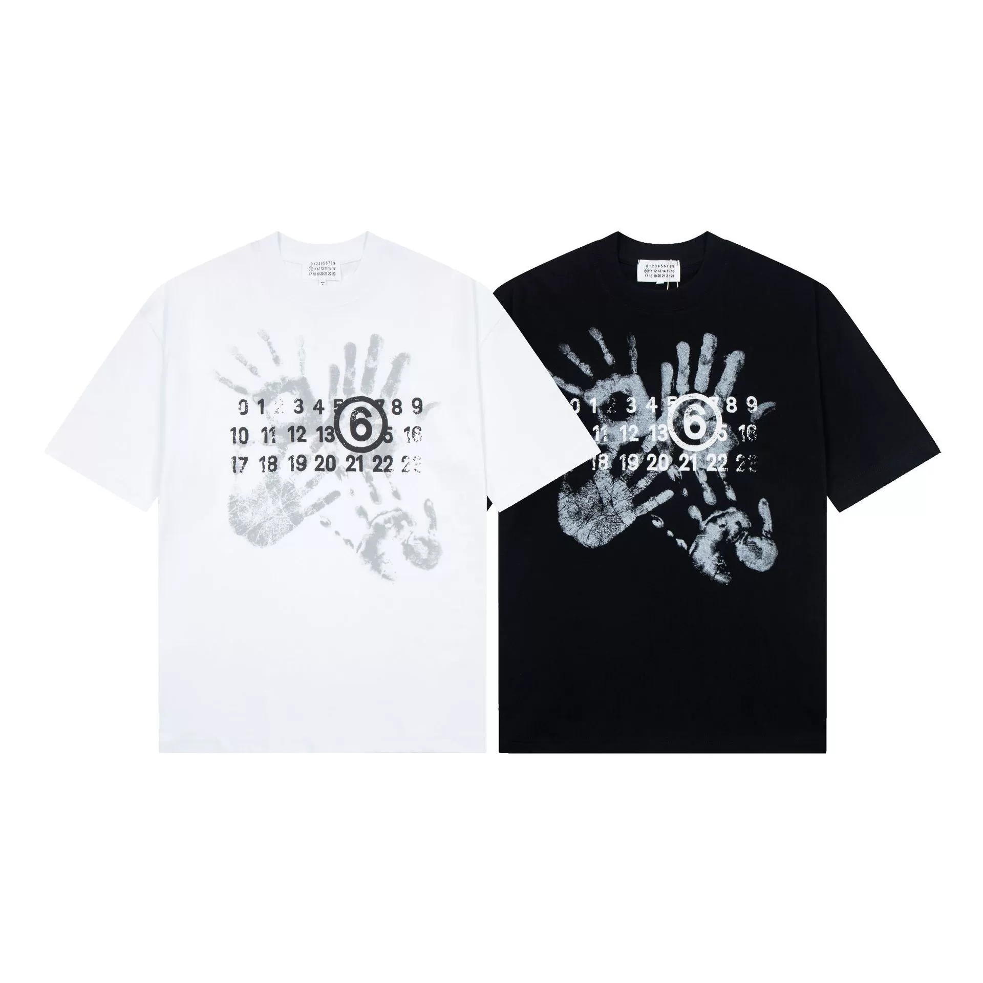 Футболка Maison Margiela MM6 унисекс, чистый хлопок, цифровая печать, короткий рукав S–XL