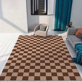 Color Checkerboard Plaid Carpet Moroccan Living Room Bedroom