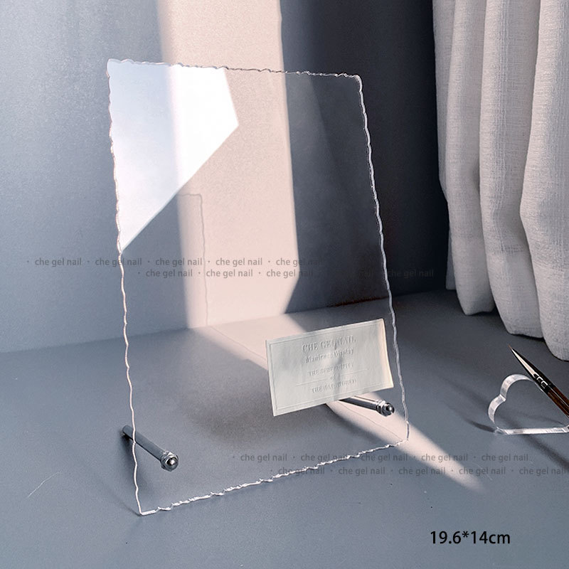 Nuevo encaje borde tablero de exhibición soporte de exhibición ins Internet celebridad uñas fotografía apoyos acrílico trabajo pieza de uñas