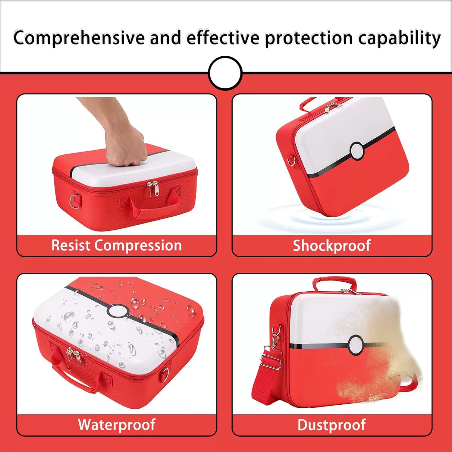 Nintendo Switch full set large bag Mario theme console storage bag NS storage box waterproof shoulder bag